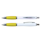 Plastic Promotional Pens  - Viva Pen Plastic - White Barrel