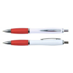 Plastic Promotional Pens  - Viva Pen Plastic - White Barrel