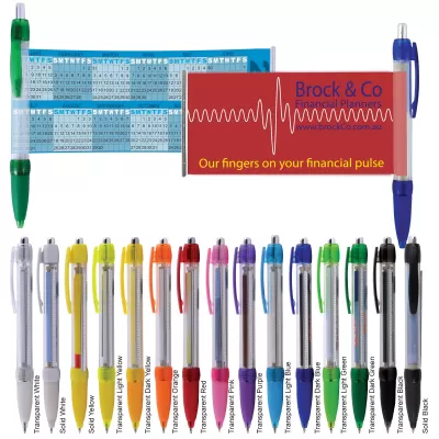 branded Banner Pen Plastic, from our range of promotional Novelty Pens