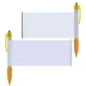 branded Banner Pen Plastic, from our range of promotional Novelty Pens