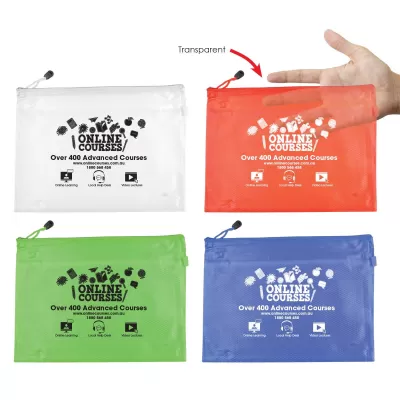 branded Esprit PVC Pouch, from our range of promotional Pencil Cases