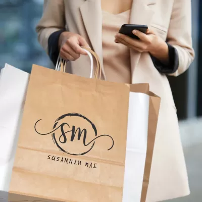 branded Express Paper Bag Medium, from our range of promotional Paper Bags