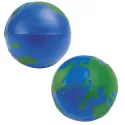 branded 2 Colour World Globe Stress Reliever, from our range of promotional Stress Balls