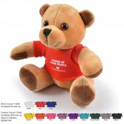 branded Honey Plush Teddy Bear, from our range of promotional Teddy Bears & Plush Toys