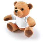 branded Honey Plush Teddy Bear, from our range of promotional Teddy Bears &amp; Plush Toys