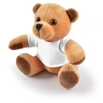 branded Honey Plush Teddy Bear, from our range of promotional Teddy Bears & Plush Toys