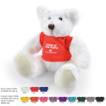 branded Frosty Plush Teddy Bear, from our range of promotional Teddy Bears &amp; Plush Toys