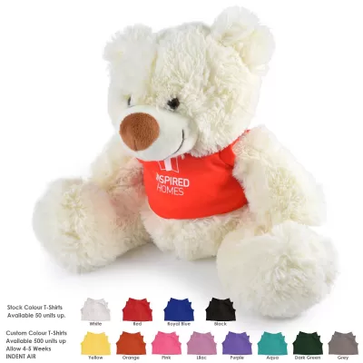 branded Coconut Plush Teddy Bear, from our range of promotional Teddy Bears & Plush Toys