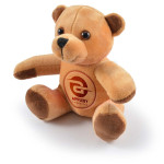 branded Honey Plush Teddy Bear, from our range of promotional Teddy Bears &amp; Plush Toys