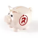 branded Worlds Smallest Pig Eco Coin Bank, from our range of promotional Money Boxes