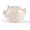 branded Worlds Smallest Pig Eco Coin Bank, from our range of promotional Money Boxes