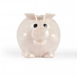 branded Worlds Smallest Pig Eco Coin Bank, from our range of promotional Money Boxes