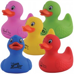 branded Quack PVC Bath Duck, from our range of promotional Novelties