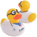 branded Doctor Quack PVC Bath Duck, from our range of promotional Novelties