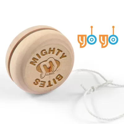 branded Zippy Wooden Yo Yo, from our range of promotional Yo-Yo's