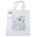 branded Colouring Short Handle Cotton Bag &amp; Crayons, from our range of promotional Pencils