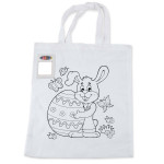 Pencils  - Colouring Short Handle Cotton Bag &amp; Crayons