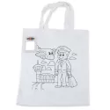 branded Colouring Short Handle Cotton Bag &amp; Crayons, from our range of promotional Pencils