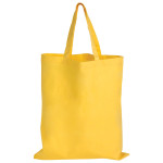 Shopping Tote Bags  - Coloured Cotton Short Handle Tote Bag