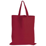 Shopping Tote Bags  - Coloured Cotton Short Handle Tote Bag