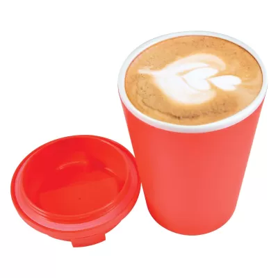 branded Aroma Coffee Cup / Comfort Lid 350ml, from our range of promotional Reusable Coffee Cups - Plastic & Ceramic