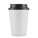 branded Aroma Coffee Cup / Handle Lid 350ml, from our range of promotional Reusable Coffee Cups - Plastic &amp; Ceramic