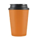 branded Aroma Coffee Cup / Handle Lid 350ml, from our range of promotional Reusable Coffee Cups - Plastic &amp; Ceramic
