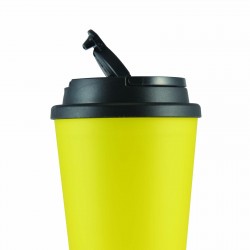 Reusable Coffee Cups - Plastic & Ceramic - Aroma Coffee Cup / Handle Lid 350ml