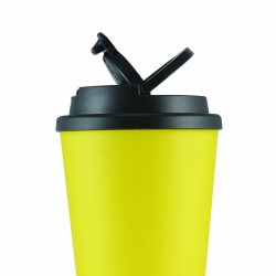 Reusable Coffee Cups - Plastic & Ceramic - Aroma Coffee Cup / Handle Lid 350ml