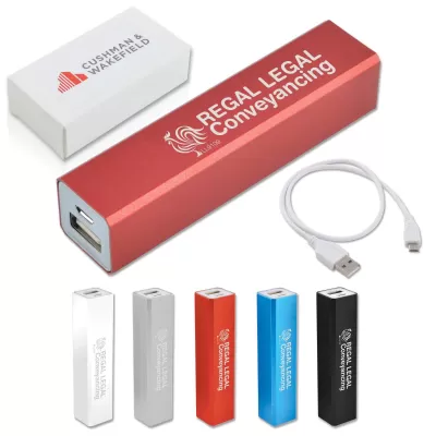branded Velocity Power Bank, from our range of promotional Power Banks