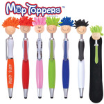 branded Mop Top Pen / Stylus, from our range of promotional Stylus Pens