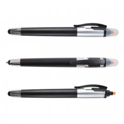 branded Trident Pen / Stylus Highlighter, from our range of promotional Stylus Pens