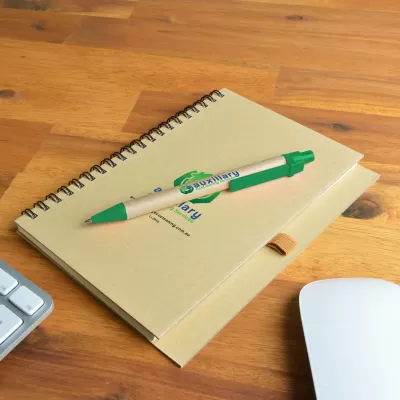 branded Savannah Notebook / Matador Pen, from our range of promotional Promotional Journals & Notebooks