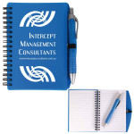 branded Scribe Spiral Notebook with Pen, from our range of promotional Spiral NoteBooks