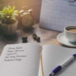 Promotional Journals & Noteboooks - Venture A5 Natural Notebook