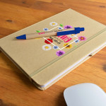 Promotional Journals &amp; Noteboooks - Venture A5 Natural Notebook / Matador Pen