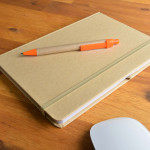 Promotional Journals &amp; Noteboooks - Venture A5 Natural Notebook / Matador Pen