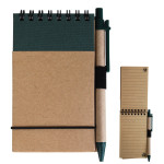 branded Tradie Cardboard Notebook with Pen, from our range of promotional Spiral NoteBooks