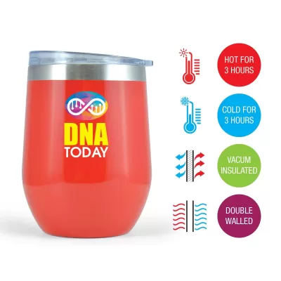branded Cascade Coffee Cup 320ml, from our range of promotional Reusable Coffee Cups - Metal