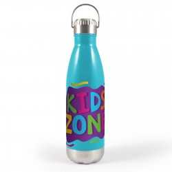 branded Soda Vacuum Bottle with Hanger Lid 500ml, from our range of promotional Drink Bottles - Metal