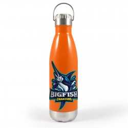branded Soda Bottle with Hanger Lid 700ml, from our range of promotional Drink Bottles - Metal