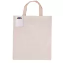 branded Colouring Short Handle Calico Bag &amp; Crayons, from our range of promotional Cotton &amp; Calico Tote Bags