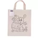branded Colouring Short Handle Calico Bag &amp; Crayons, from our range of promotional Cotton &amp; Calico Tote Bags