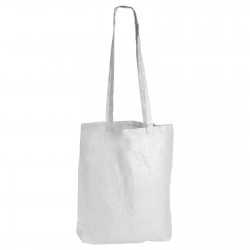 branded Coloured Cotton Long Handle Bag, from our range of promotional Cotton & Calico Tote Bags