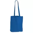 branded Coloured Cotton Long Handle Bag, from our range of promotional Cotton &amp; Calico Tote Bags