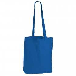branded Coloured Cotton Long Handle Bag, from our range of promotional Cotton & Calico Tote Bags