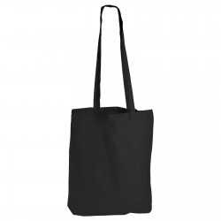 branded Coloured Cotton Long Handle Bag, from our range of promotional Cotton & Calico Tote Bags