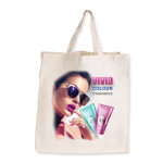 Cotton &amp; Calico Tote Bags - Supa Shopper Short Handle Calico Bag