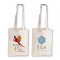 branded Calico Long Handle Bag, from our range of promotional Cotton &amp; Calico Tote Bags
