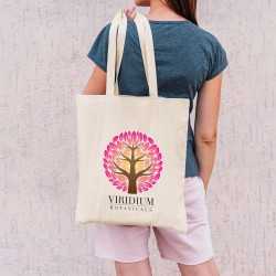 branded Urban Shopper Folding Calico Bag (LH), from our range of promotional Cotton & Calico Tote Bags